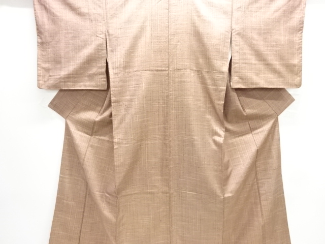 JAPANESE KIMONO / TSUMUGI / WOVEN GRID 